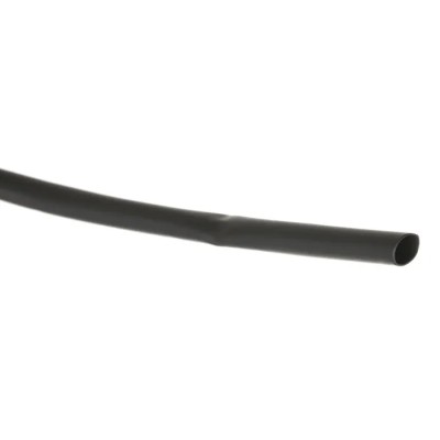 TE Connectivity Heat Shrink Tubing Black 3.2 mm Sleeve Diameter x 10m Length 2:1 Shrink Ratio RW-200-E-1/8-0