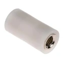 RS PRO Insulated Threaded Standoff M6, 25 mm Body Length, Polyamide 66 Material, Female/Female Configuration 653-9481