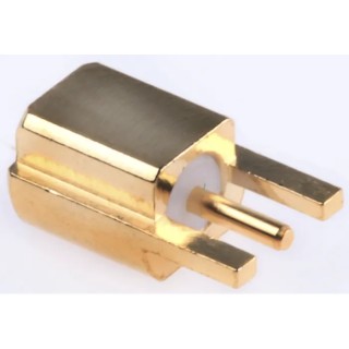 RS PRO Coaxial Connector PCB Female MCX, 50 Ω, Straight Body Solder 656-0148