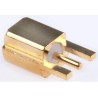 RS PRO Coaxial Connector PCB Female MCX, 50 Ω, Straight Body Solder 656-0148