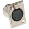 Amphenol Industrial Panel XLR Connector, Straight Orientation, 133V Voltage, 7.5A Current, Female Contact AC5FPZ