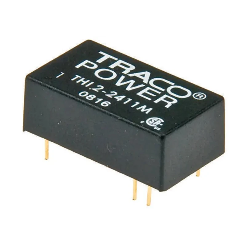 TRACOPOWER 2W PCB Mount DC/DC Converter 5V DC 400mA 24V DC Input 6-Pin THI 2-2411M