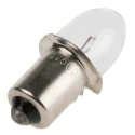 RS PRO Indicator Light Clear Incandescent Lamp 4.75V 500mA 11.3mm Diameter 29mm Length 655-9025