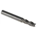 Dormer Solid Carbide End Mill 7 mm Cutter Diameter, 8 mm Plain Shank, 19 mm Cut Length, Centre Cutting, Right S9047.0