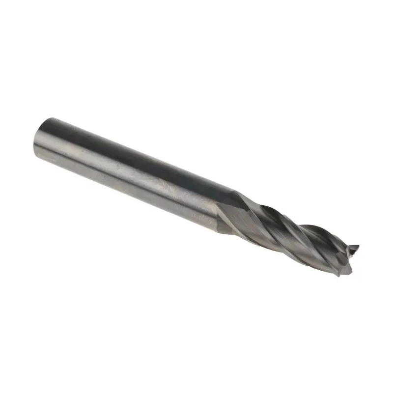 Dormer Solid Carbide End Mill 7 mm Cutter Diameter, 8 mm Plain Shank, 19 mm Cut Length, Centre Cutting, Right S9047.0