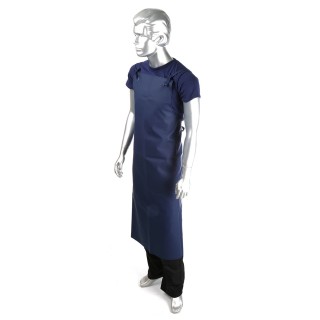 Skytec Reusable Polyvinyl Chloride Chemical Resistant Navy Apron 1.22 m CCHLA/005200/RY9
