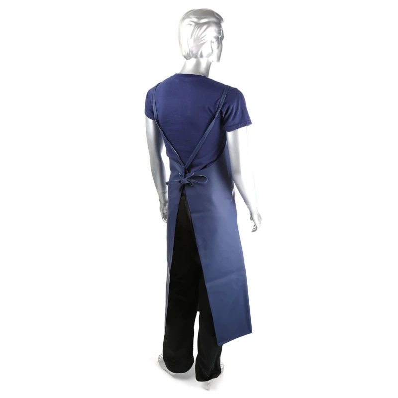 Skytec Reusable Polyvinyl Chloride Chemical Resistant Navy Apron 1.22 m CCHLA/005200/RY9