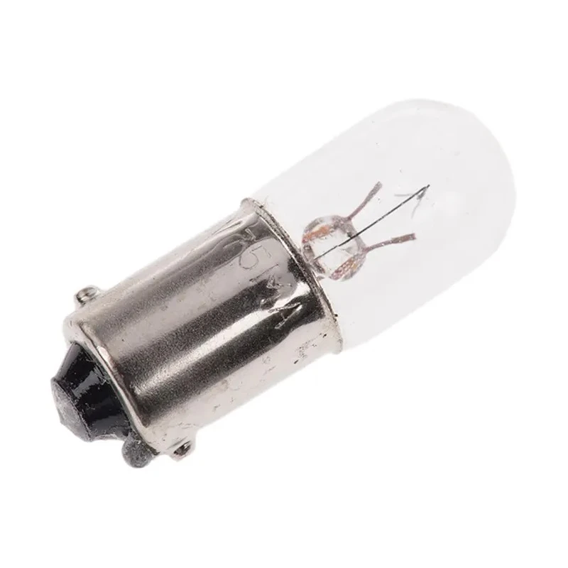 RS PRO BA9S Clear Indicator Light 6V 75mA T3 1/4 Lamp 10.5mm x 29mm Korea BA9S