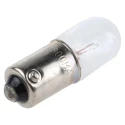 RS PRO BA9S Indicator Light Clear 6V 300mA 10000h Lifespan T10 Lamp Designation BA9S Model