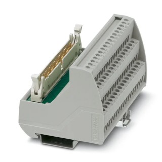 Phoenix Contact 50-Contact Female Interface Module, Flat Ribbon Cable Connector, DIN Rail Mount, 1A, 60V AC, Model 2315081
