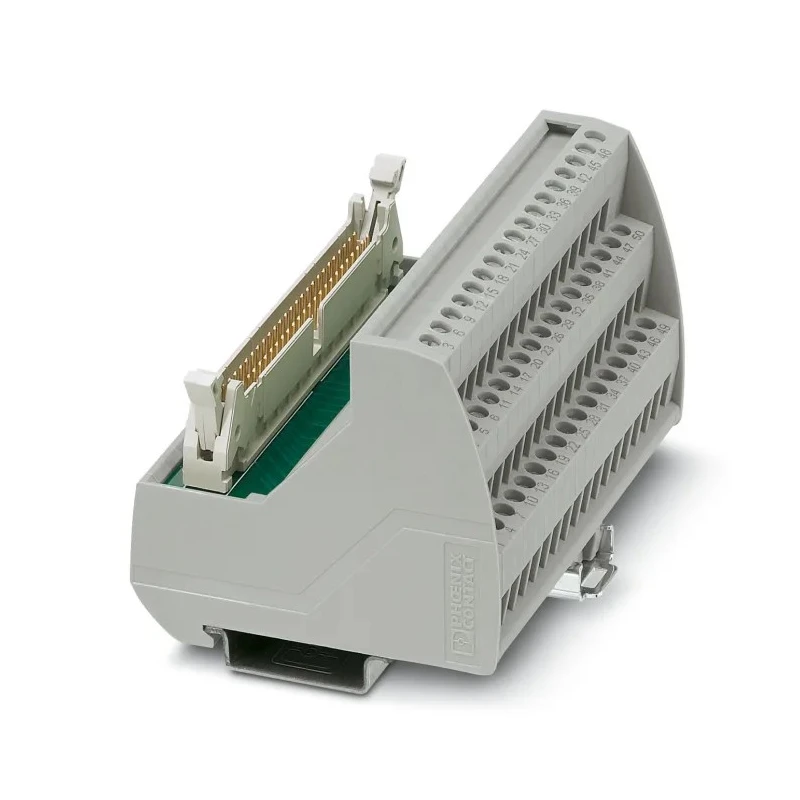 Phoenix Contact 50-Contact Female Interface Module, Flat Ribbon Cable Connector, DIN Rail Mount, 1A, 60V AC, Model 2315081