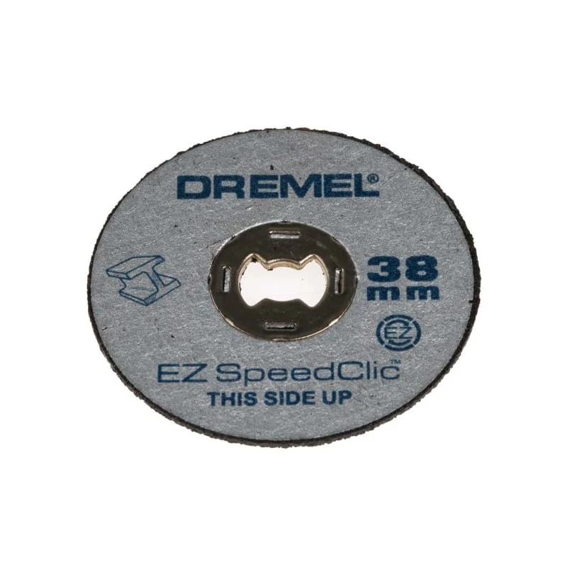 Dremel SpeedClic Silicon Carbide Abrasive Disc 38 mm Diameter x 1.12 mm Thickness Coarse Grade Grit 5 Pack of 5 2615S456JC