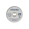 Dremel SpeedClic Silicon Carbide Abrasive Disc 38 mm Diameter x 1.12 mm Thickness Coarse Grade Grit 5 Pack of 5 2615S456JC