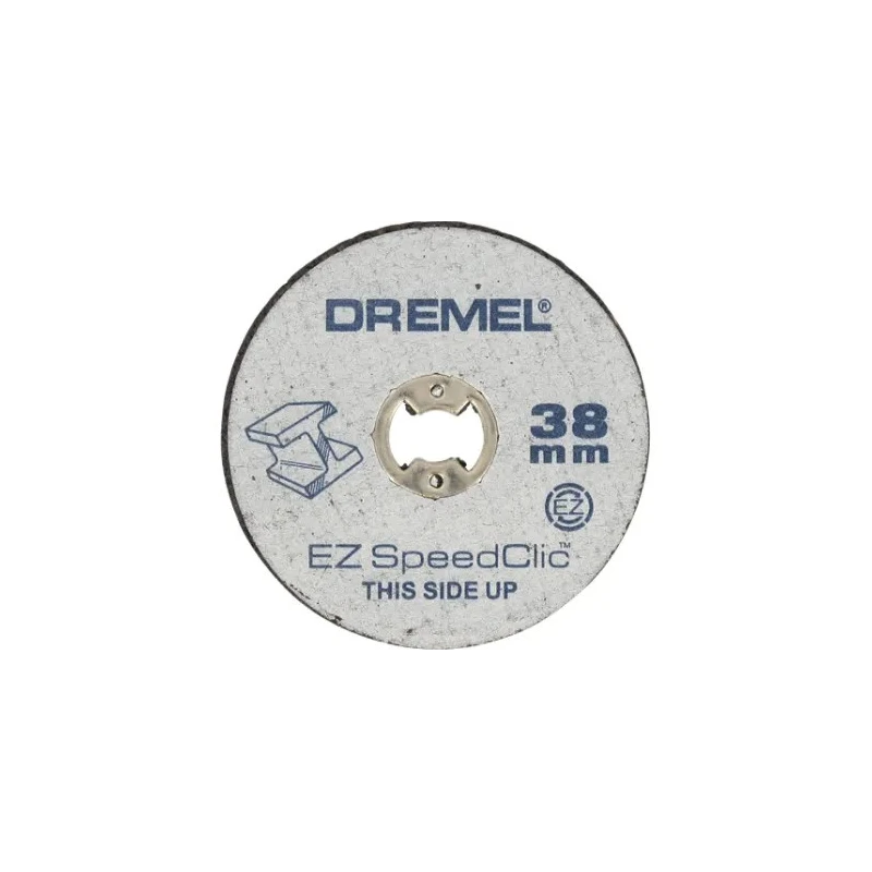 Dremel SpeedClic Silicon Carbide Abrasive Disc 38 mm Diameter x 1.12 mm Thickness Coarse Grade Grit 5 Pack of 5 2615S456JC