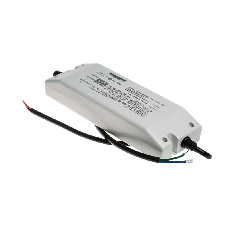 MEAN WELL IP64 1 Output Panel Mount LED Driver 24 V 4 A 96 W Constant Voltage AC-DC Enclosed 