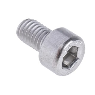 RS PRO Plain Stainless Steel Hex Socket Cap Screw M5 x 8 mm 660-4633