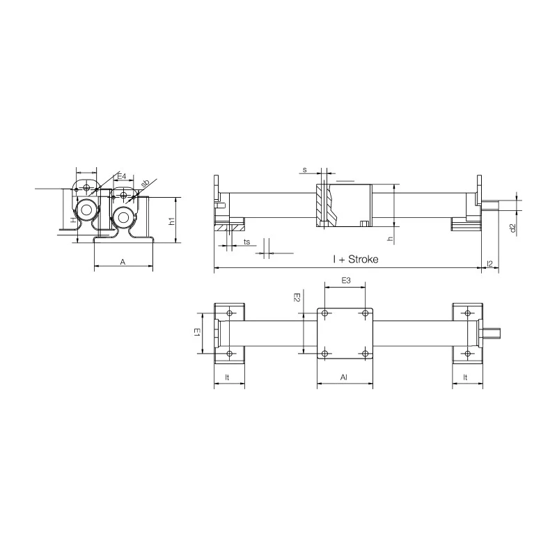 Igus Positioning Table 300 mm Stroke Length, 300 N Static Load Rating, Germany Origin SET-25-AWM-300