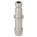 RS PRO Brass Pneumatic Quick Connect Coupling Female Male 3mm Single Shut Off Valve Nickel Plated Series 20 667-1774