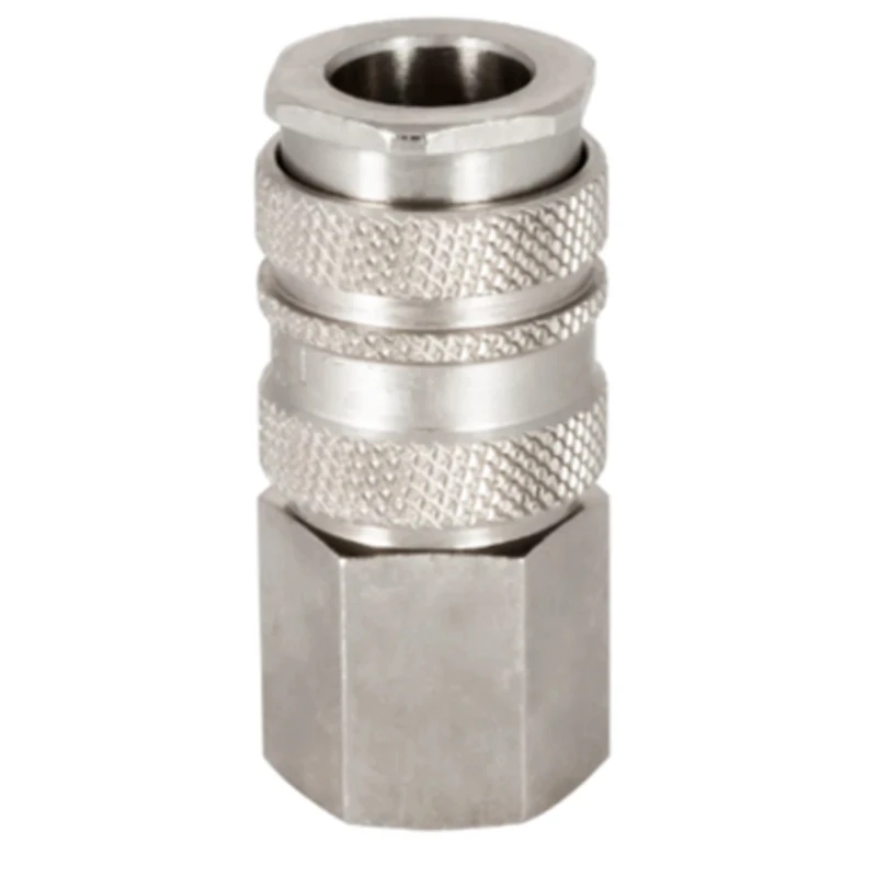 RS PRO Brass, Steel Pneumatic Quick Connect Coupling, 3/4 in Female G Thread, Nickel Plated 667-2020