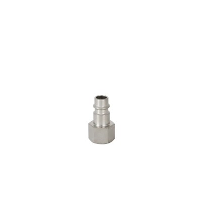 RS PRO Steel Pneumatic Quick Connect Coupling 3/8 in Female G Nickel Finish 35 bar 100°C 667-1973