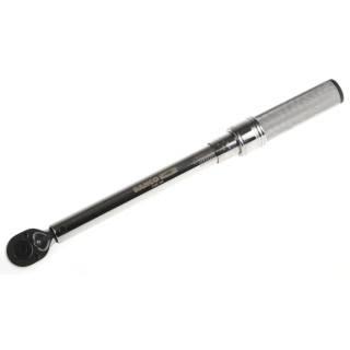 Bahco Click Torque Wrench, Mechanical, 20 To 100 Nm Torque Range, 9.53 mm Square Drive, 406 mm Overall Length 7455-100