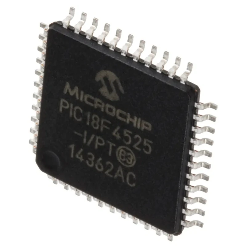 Microchip 8-bit PIC18F Microcontroller 40 MHz 1.024kB Program Memory 48 kB FLASH 44-Pin TQFP PIC18F4525-I/PT