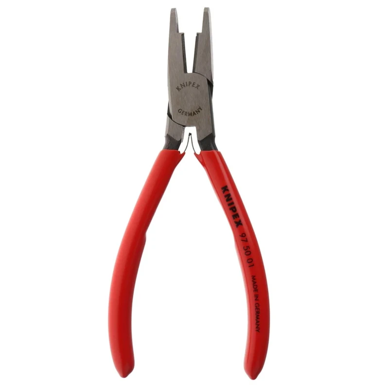 Knipex Crimp Tool for Scotchlok Connectors 0.4 to 1.1 mm, Plastic Coated Handle, 155mm Length 97 50 01 RS