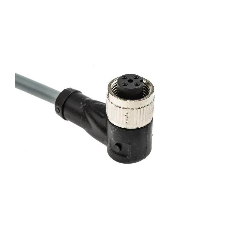 Pepperl + Fuchs Sensor Actuator Cable Female 4 Way Right Angle to Unterminated, 5 m, PVC Jacket, 250V V1-W-5M-PVC