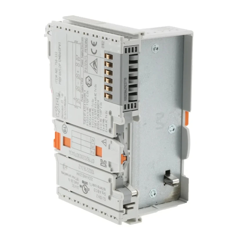 WAGO Fieldbus Interface Module 24 V dc, 1200m Transmission Length, DIN Rail Mount 750-333