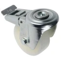 LAG Swivel Castor Wheel, 120 kg Capacity, 80 mm Polyamide Wheel with Brakes, Overall Height 106 mm, Medium Duty 18962 FR FB
