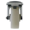 LAG Swivel Castor Wheel, 120 kg Capacity, 80 mm Polyamide Wheel with Brakes, Overall Height 106 mm, Medium Duty 18962 FR FB