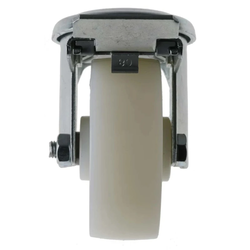 LAG Swivel Castor Wheel, 120 kg Capacity, 80 mm Polyamide Wheel with Brakes, Overall Height 106 mm, Medium Duty 18962 FR FB
