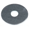 RS PRO Steel Bright Zinc Plated Mild Steel Mudguard Washer M10, 40mm External Diameter, 10.5mm Inside Diameter 666-7781