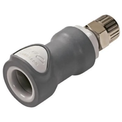 Colder Products Hose Connector 6.35 mm ID, Polypropylene Body, 8.3 bar Maximum Pressure NS4D13006