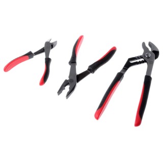 RS PRO 3-Piece Cutter & Plier Set Combination Plier, Diagonal Cutter, Water Pump Pliers 668-5893