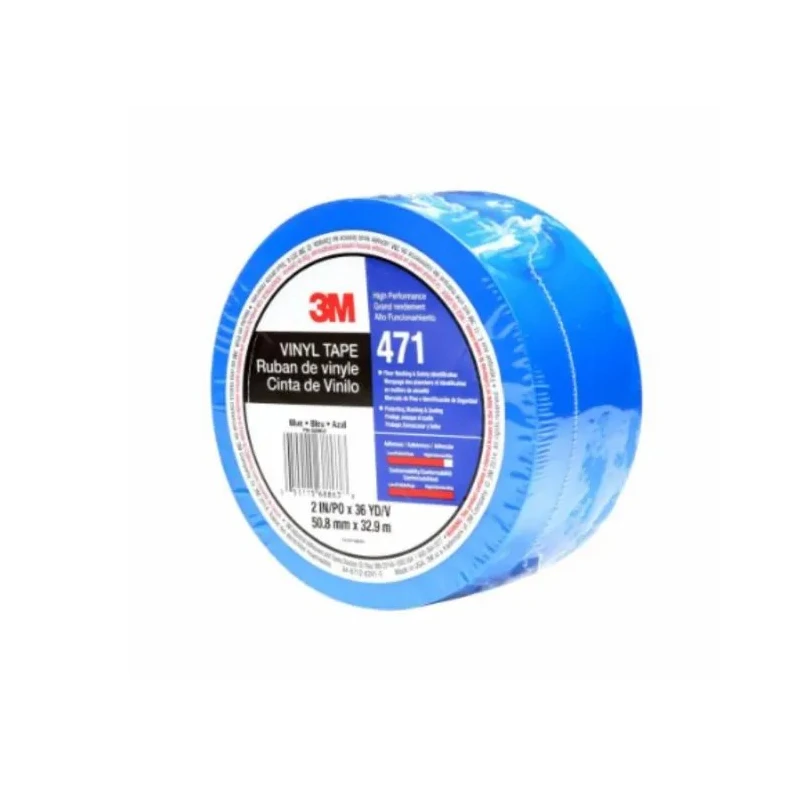 3M Blue Vinyl Lane Marking Tape 50mm x 33m, 0.14mm Thickness, Rubber Adhesive 471