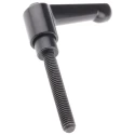 Bosch Rexroth Clamping Lever Die-Cast Zinc Black Plastic Coating Diameter 6 mm Length 40 mm Height 40 mm 3 842 528 539