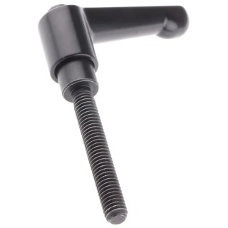 Bosch Rexroth Clamping Lever Die-Cast Zinc Black Plastic Coating Diameter 6 mm Length 40 mm Height 40 mm 3 842 528 539