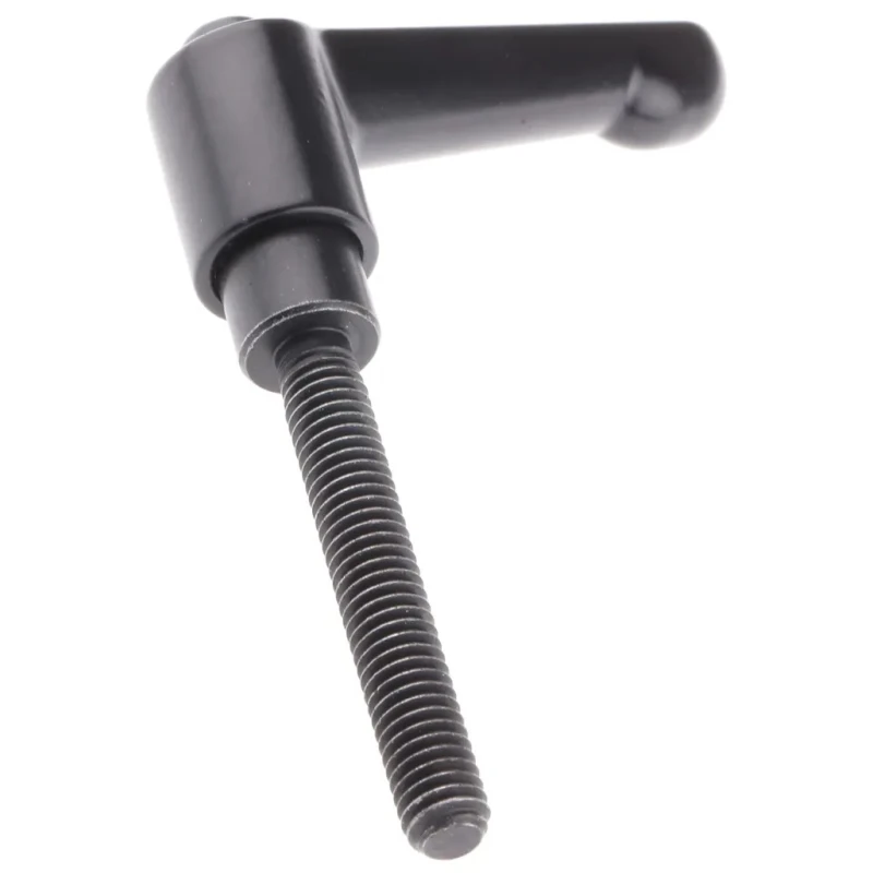 Bosch Rexroth Clamping Lever Die-Cast Zinc Black Plastic Coating Diameter 6 mm Length 40 mm Height 40 mm 3 842 528 539