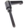 Bosch Rexroth Clamping Lever Die-Cast Zinc Black Plastic Coating Diameter 6 mm Length 40 mm Height 40 mm 3 842 528 539