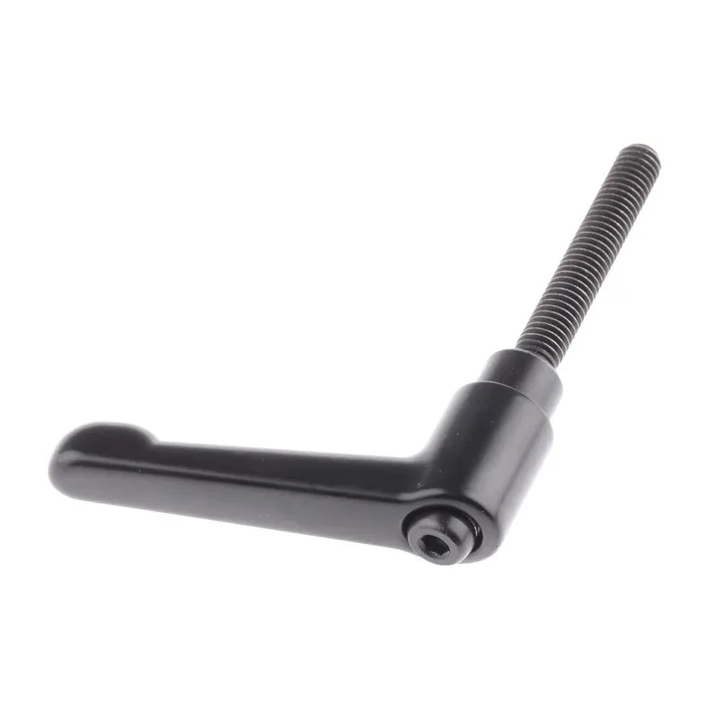 Bosch Rexroth Clamping Lever Die-Cast Zinc Black Plastic Coating Diameter 6 mm Length 40 mm Height 40 mm 3 842 528 539