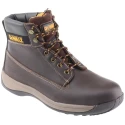 DeWALT Men's Brown Apprentice Steel Toe Capped Safety Boots Size UK 10 EU 44 EN ISO Dewalt Apprentice Brown Size 10