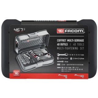 Facom 40 Piece Mechanical Tool Kit with Case 467BS.BOXPB