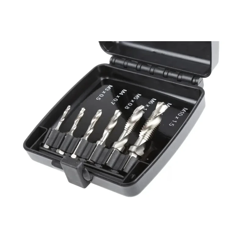 RS PRO Tap & Drill Set, Metric Standard Hexagon Drive Hand Tap, Thread Size M3 to M10, HSS Material 669-9407