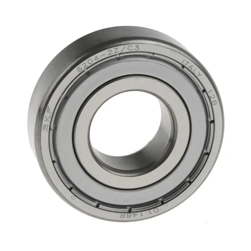 SKF Single Row Deep Groove Ball Bearing 20 mm ID, 47 mm OD, 14 mm Width, Shielded, Steel Balls, C3 Clearance 6204-2Z/C3