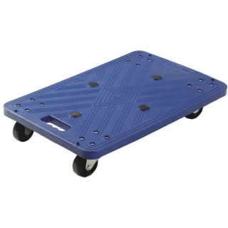 RS PRO Polypropylene Dolly with 100 kg Load Capacity, 400 mm Width x 600 mm Length x 110 mm Height 669-3702