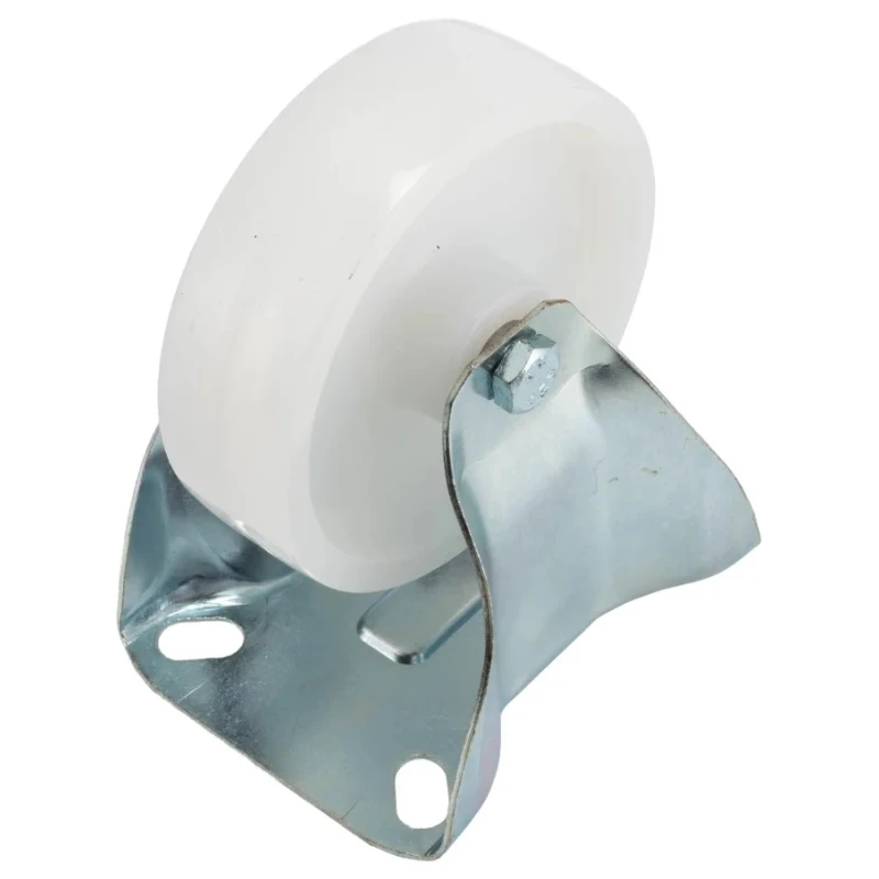 LAG Fixed Castor Wheel 100mm Diameter, 120kg Load Capacity, Polyamide Wheel, Galvanised Steel Frame, Model 18865