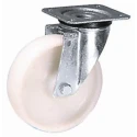 LAG Swivel Castor Wheel 125 mm Diameter 120 kg Load Capacity Galvanised Steel Frame Polyamide Wheel 18766