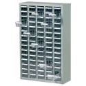 RS PRO Drawer Storage Unit 75 Steel Cabinet 937 mm x 586 mm x 222 mm Grey 669-3803