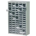 RS PRO Drawer Storage Unit 75 Steel Cabinet 937 mm x 586 mm x 222 mm Grey 669-3803